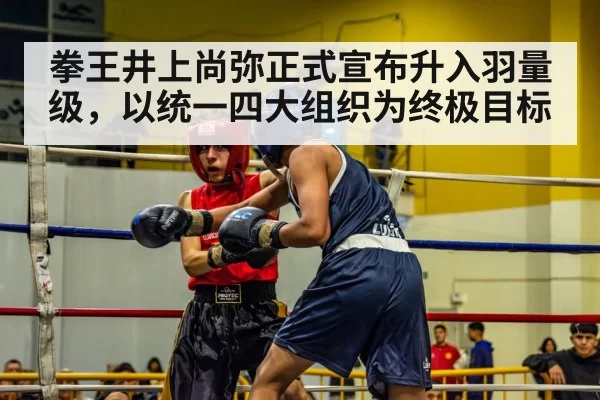 拳王井上尚弥正式宣布升入羽量级，以统一四大组织为终极目标